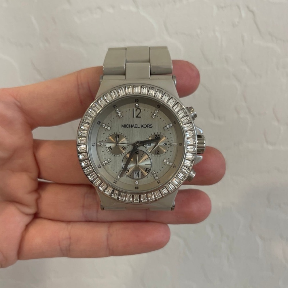 Women’s Diamond Ceramic Michael Kors Watch